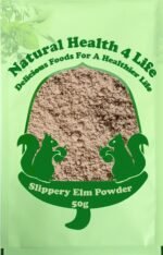Natural Health 4 Life 100% Pure Inner Bark Slippery Elm Powder - Support Gut Health, Vegan - 50g Slippery Elm Powder Bag - Image 2