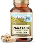 NaturaleBio Organic Maca Capsules, 500mg - 180 Capsules. Gelatinised, Natural and Pure, from Organic Peruvian Maca Root. Vegetarian and Vegan Friendly. - Image 2