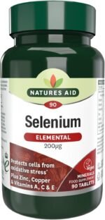 Natures Aid Selenium Tablets 200ug - High Potency Antioxidant Immune Support Supplement - Supports Thyroid Health Metabolism Wellness - Vegan Gluten-Free Non-GMO Natural Supplement - 90 Tablets - Image 2