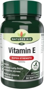 Natures Aid Vitamin E 1000iu - High Strength Natural Antioxidant - Supports Skin, Heart, Eyes, Immune Health & Cell Protection - Non-GMO, Gluten-Free - 30 Softgel Capsules - Image 2
