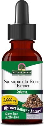 Nature’s Answer Sarsaparilla Root Extract, 2000mg, 30ml - Image 2