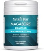 Nature's Best MagAsorb Complex 375mg - High Strength Magnesium - Contributes to The Reduction of Tiredness & Fatigue - UK Made - 180 Vegan Tablets (6 Months' Supply) - Image 2