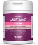 Nature's Best Multi-Max Multivitamin for Teen Her - Growth & Development Support for Girls 13-19 - with Iron, Vitamin B6 & Vitamin C - UK Made - 90 Tablets (3 Months' Supply) - Image 2