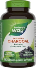 Nature's Way - Activated Charcoal 280 mg. - 360 Capsules - Image 2