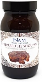 Na'vi Organics Prepared He Shou Wu (Foti) Root Extract Powder - Wild harvested Full Spectrum high Potency Powder, 80 g - Image 2