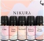 Nikura Essential Oils Blends Gift Set | Calming Essential Oils for Diffusers for Home, Sleep, Wax Melts | Relaxing Aromatherapy Oils Set | UK Made & Vegan - Image 2