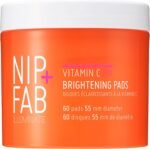 Nip + Fab Vitamin C Fix Brightening Pads for Face, Facial Pad with Anti-Aging Pomegranate and Coffee Seed Extract to Brighten Even Tone Skin, 60 Pads, 80 ml - Image 2
