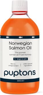 Norwegian Salmon Oil for Dogs & Cats | 500ml, Contains 21 Omega Fatty Acids | Fish Oil Supplement for Glossy Coat, Immune Support, Itchy Skin, Softer Paws, Joint & Brain Health | 500ml - Image 2