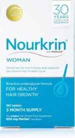 Nourkrin Woman for Healthy Hair Growth food supplement with Marilex, biotin and silica 180 tablet pack (3 month supply) - Image 2