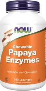 Now Foods, Chewable Papaya Enzyme, 180 Lozenges, Lab-Tested, Soy Free, Gluten Free, Non GMO - Image 2