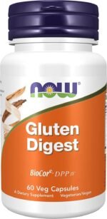 Now Foods, Gluten Digest (Gluten Enzyme), 60 Vegan Capsules, SOYA Free, Gluten Free, Non-GMO, Vegetarian - Image 2