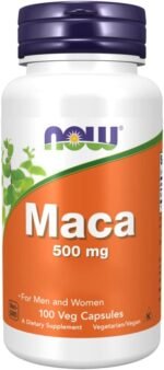 Now Foods Maca, 500mg, Maca Root, Lepidium meyenii, 100 Vegan Capsules, Lab Tested, Soy Free, Vegetarian, Gluten Free, Non GMO - Image 2