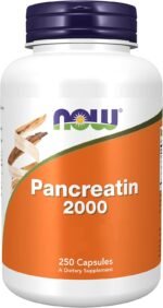 Now Foods, Pancreatin 2000, 200mg, 250 Capsules, Enzyme Blend, Gluten Free, SOYA Free, Non-GMO - Image 2