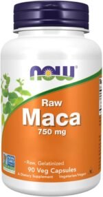 Now Foods, Raw Maca, 750mg, Maca Root, Lepidium meyenii, 90 Vegan Capsules, Lab-Tested, Soy Free, Vegetarian, Gluten Free, Non GMO - Image 2