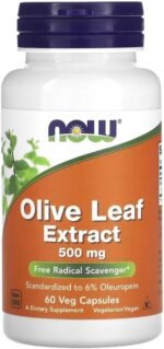 Now Foods – Olive Leaf Extract | Antioxidant and Immune Support – 500mg, 60 Veg Capsules - Image 2