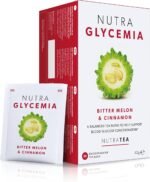 Nutra Tea NUTRAGLYCEMIA - Blood Glucose Tea - Diabetes Tea - For Blood Sugar Control & Diabetics - Includes Bitter Melon, Cinnamon & Fenugreek - 20 Individual Wrapped Bags - Herbal Infusion (1 Pack) - Image 2