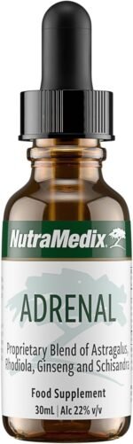 NutraMedix Adrenal™ Liquid Herbal Drops – Astragalus, Rhodiola, Ginseng & Schisandra • Vegan, No Preservatives – 1 oz (30 mL) - Image 2