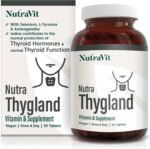 NutraThygland - Supports Normal Thyroid Function - with Selenium, L-Tyrosine, Iodine & Ashwagandha, Vitamin B2, B6, B12 & Iron - Improve Energy Levels - NutraVit, 30 Tablets - Image 2