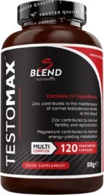 Nutravita TESTOMAX Testosterone Booster for Men - 13 Powerful Active Ingredients & Vitamins Including Zinc, Maca Root Extract, Fenugreek, Ginseng - Made in The UK - Image 2
