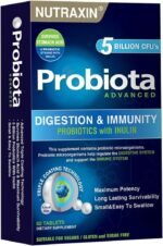 Nutraxin Probiota Advanced - 2x1.25 Billion CFU Probiotics - 60 Tablets with 4 Strains (Lactobacillus and Bifidobacterium) & Inulin - Allergens-Free Supplement for Adults - Image 2