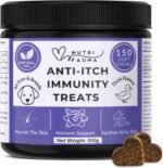 Nutri Fauna Anti-Itch Treats for Dogs – 150 Soft Chews – Skin & Immune Support – Soothes Itchy Paws, Eyes, Ears & Skin – Duck Flavour Natural Supplement for Dogs - Image 2