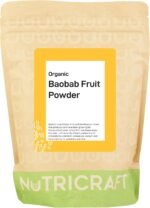 NutriCraft Organic Baobab Fruit Powder - 1kg, Sun-Dried Baobab Powder, High in Vitamin C, Antioxidants, Potassium & Calcium, for Smoothies and Skincare, Organic & Vegan-Friendly - Image 2