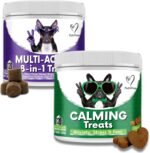 NutriPaw Calming, Multi-Vitamin Bundle - Soft Chews Reducing Anxiety, Stress, Fear, Reactivity - Non-Drowsy - Support Brain, Heart, Skin, Coat, Immunity, Digestion, Joints & Energy- Great for all dogs - Image 2