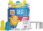 Nutriburst Minions MEGA Multi Vitamins for Kids - Chewable Multivitamins for Growth & Development: Vitamin A, B12 C, D3, E, Iron, Omega-3 - Vegan + Sugar Free - Fruity Flavour - 60 Gummies - Image 2