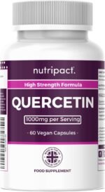 Nutripact Quercetin 500mg Supplement - High Strength Antioxidant Immune Support Pure Quercetin, One a Day Formula - Easy to Swallow - 60 Vegan Capsules - 2 Month Supply - Image 2