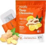 Nuubu Ginger Detox Foot Patches 10 Pcs Detox Foot Pads, Foot Detox Pads to Remove Toxins, Natural Deep Cleansing for Stress Relief & Deep Sleep, Enhance Blood Circulation - Image 2