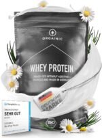 ORGAINIC Natural Whey Protein - Organic Certified Without Additives - Protein Powder from Germany - Grass Fed Whey Protein - 1000g - Image 2