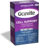 Ocuvite Cell Support Eye Supplement - Supports The Visual System & Cell Protection by Bausch + Lomb – Lutein and Zeaxanthin Supplement with Omega 3 DHA, Vitamin E and Zinc, 2 Capsules Per Day - Image 2