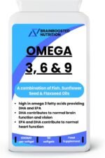 Omega 3-6-9 1000mg – Fish Oil, Flaxseed Oil & Sunflower Oil – Provides EPA, DHA & ALA – 90 Softgel Capsules – High Strength Essential Fatty Acids for Heart, Brain and Eye Health - Image 2