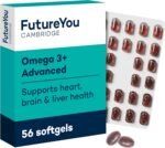 Omega 3+ Advanced Krill Oil Capsules – 28 Day Supply, 56 Softgels - High Strength Omega 3 Capsules High Strength for Brain Energy – Focus Supplement with DHA to Support Liver, Brain & Heart Health - Image 2