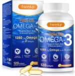 Omega 3 Capsules High Strength | Ultra Absorption |1280mg EPA & DHA per Serving | rTG Form (90% Absorbable) | Supports Heart, Brain & Eye Health | 120 Softgels - Image 2