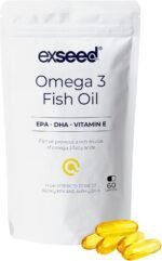 Omega 3 Fish Oil Capsules High Strength for Men – 2000mg DHA + EPA – Fertility Supplements for Men – Heart & Brain Support – Vitamins for Male Fertility – 60 Softgels - Image 2