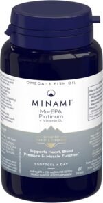 Omega 3 Fish Oil Supplement - Minami - MorEPA Platinum with high Concentration of EPA, DHA & Vitamin D - Helps Maintain Healthy Heart, Blood Pressure and Muscle Function - 60 Softgels - Image 2