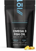 Omega 3 Wild-Caught Fish Oil 2000mg - 660mg EPA 440mg DHA - 90 Softgels - No Additives — Resealable and Recyclable Pouch by Alpha01 - Image 2