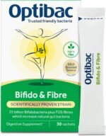 Optibac Probiotics Bifido & Fibre - Vegan Probiotic & FOS Fibre Supplement to Maintain Regularity - 25 Billion Bacterial Cultures - Most Trusted & Recommended Brand - 30 Sachets - Image 2