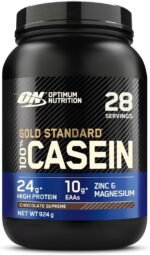 Optimum Nutrition Gold Standard Casein Slow Digesting Protein Powder with Zinc,Magnesium and Naturally Occurring Glutamine and Amino Acids,Chocolate Supreme,28 Servings,0.92 kg,Packaging May Vary - Image 2
