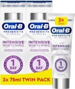 Oral-B Pro-3D White Clinical Intensive Whitening Toothpaste Radiant White 2 x 75ml Twin Pack - Image 2