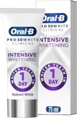 Oral-B Pro-3D White Clinical Intensive Whitening Toothpaste Radiant White 75ml - Image 2
