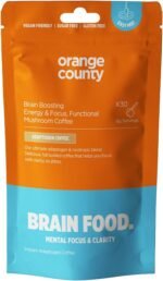 Orange County Lion's Mane Coffee Focus, Energy | Brain Food. Mushroom Coffee Drink, Shiitake, Maitake, Ashwagandha, Vegan, 1-Month Supply - Image 2