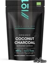 Organic Activated Coconut Charcoal 2000mg – 90 Vegan Capsules – Bloating & Gas, Digestion & Flatulence Natural Relief – Resealable and Recyclable Pouch by Alpha01 - Image 2