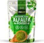 Organic Alfalfa Powder 250g Support Energy and Stress, Vegan Keto Green Superfood Supergreen Raw Natural Alfalfa Powder Juice Shots PROELITE - Image 2