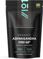 Organic Ashwagandha KSM-66® 1650mg - 5% Withanolides - Black Pepper for Absorption - Most Bioavailable Full-Spectrum Root Extract - Not Tablets or Powder - 180 Vegan Capsules - Image 2