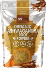 Organic Ashwagandha Powder 250g Supports Immunity | Premium Ashwagandha Root Superfood Anxiety, Stress & Fatigue Relief, Sleep Aid, Energy Increase Zero Additives Vegan Powder by PROELITE - Image 2