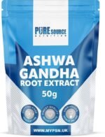 Organic Ashwagandha Powder 50g Supports Immunity | Premium Ashwagandha Root Superfood Anxiety, Stress & Fatigue Relief, Sleep Aid, Energy Increase Zero Additives Vegan Powder by PSN (50g) - Image 2