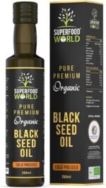 Organic Black Seed Oil 250ml - 100% Pure & Premium Virgin Cold Pressed Nigella Sativa Black Cumin Seed Oil - Image 2