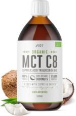 Organic C8 MCT Oil - 500ml - 100% Pure Cold Pressed C8 MCT - Premium Coconut Oil, Sustainably Sourced, Boosts Ketones 3X More Than Other MCTs (33 Day Supply) by Alpha01 - Image 2